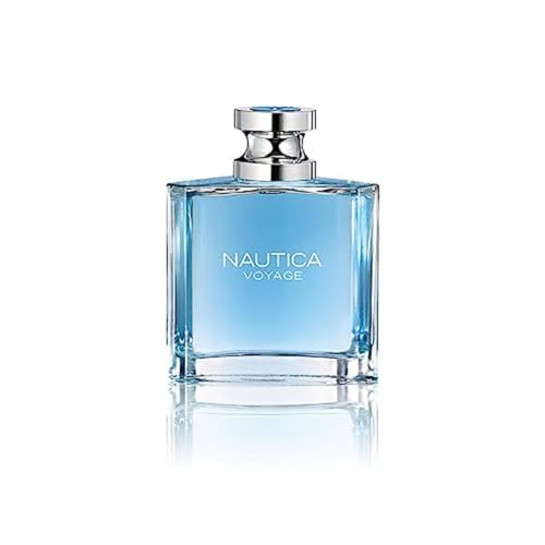 Nước hoa Nautica Voyage Eau de Toilette 3,3 fl oz (Gói 1), Hương táo, Gỗ tuyết tùng, Hoa trinh nữ, Hương thơm dành cho nam, Lâu trôi, Hương thơm dùng hàng ngày, Kích thước du lịch
